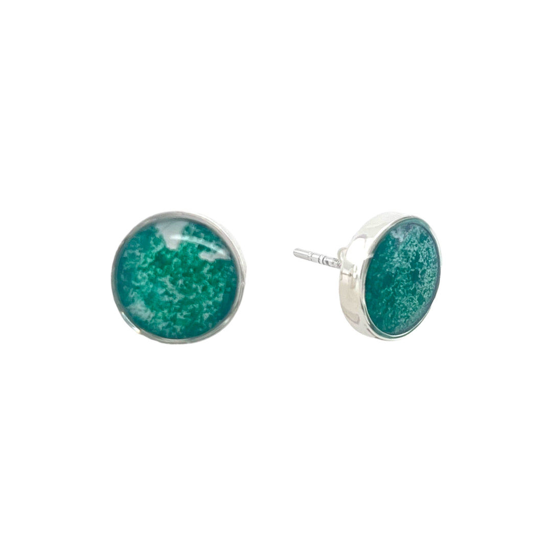 Michigan State Brittany Earrings | Silver