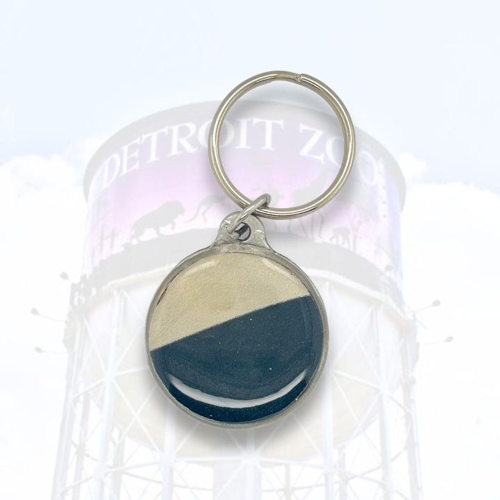 Detroit Zoo Keychain | Pewter