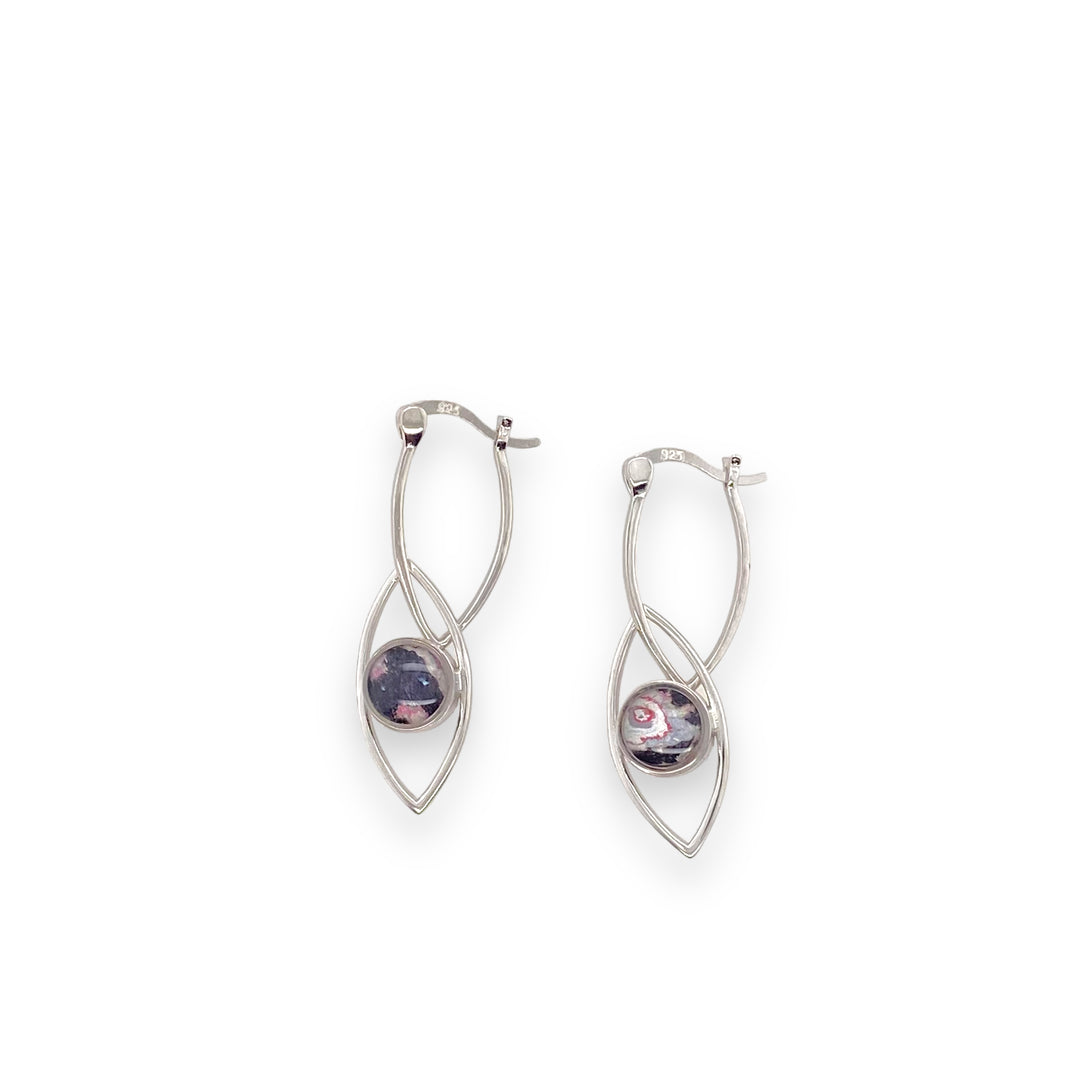 Clara Drop Earrings | Silver