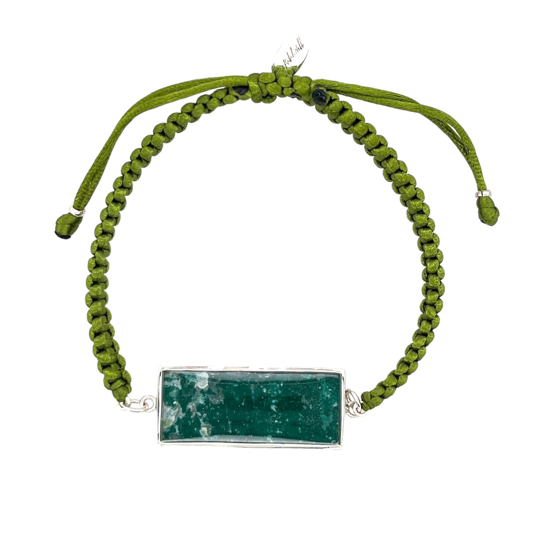 Carl Bracelet | Silver | Green