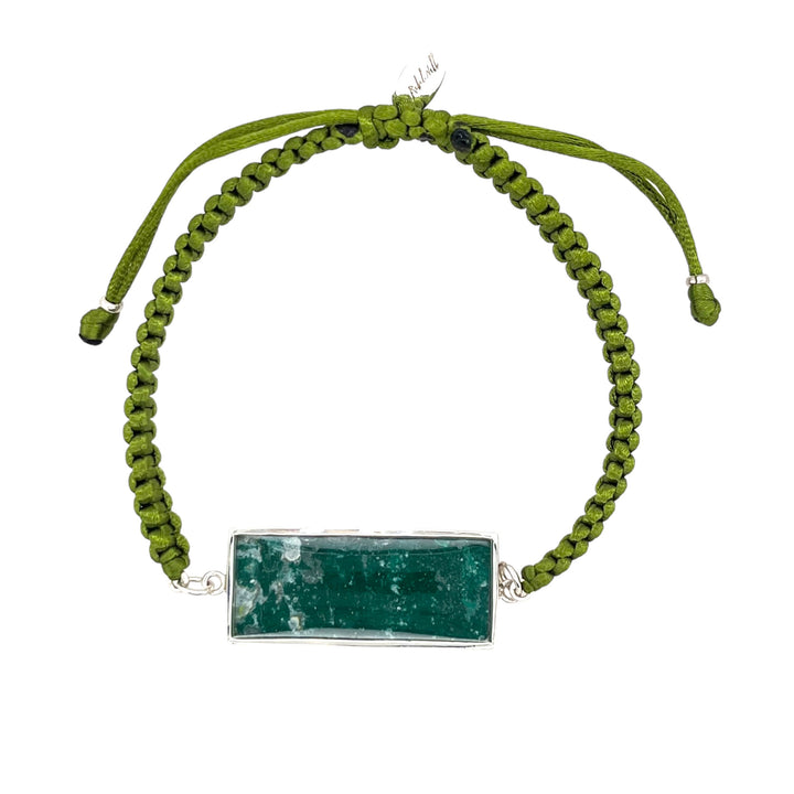 Carl Bracelet | Silver | Green