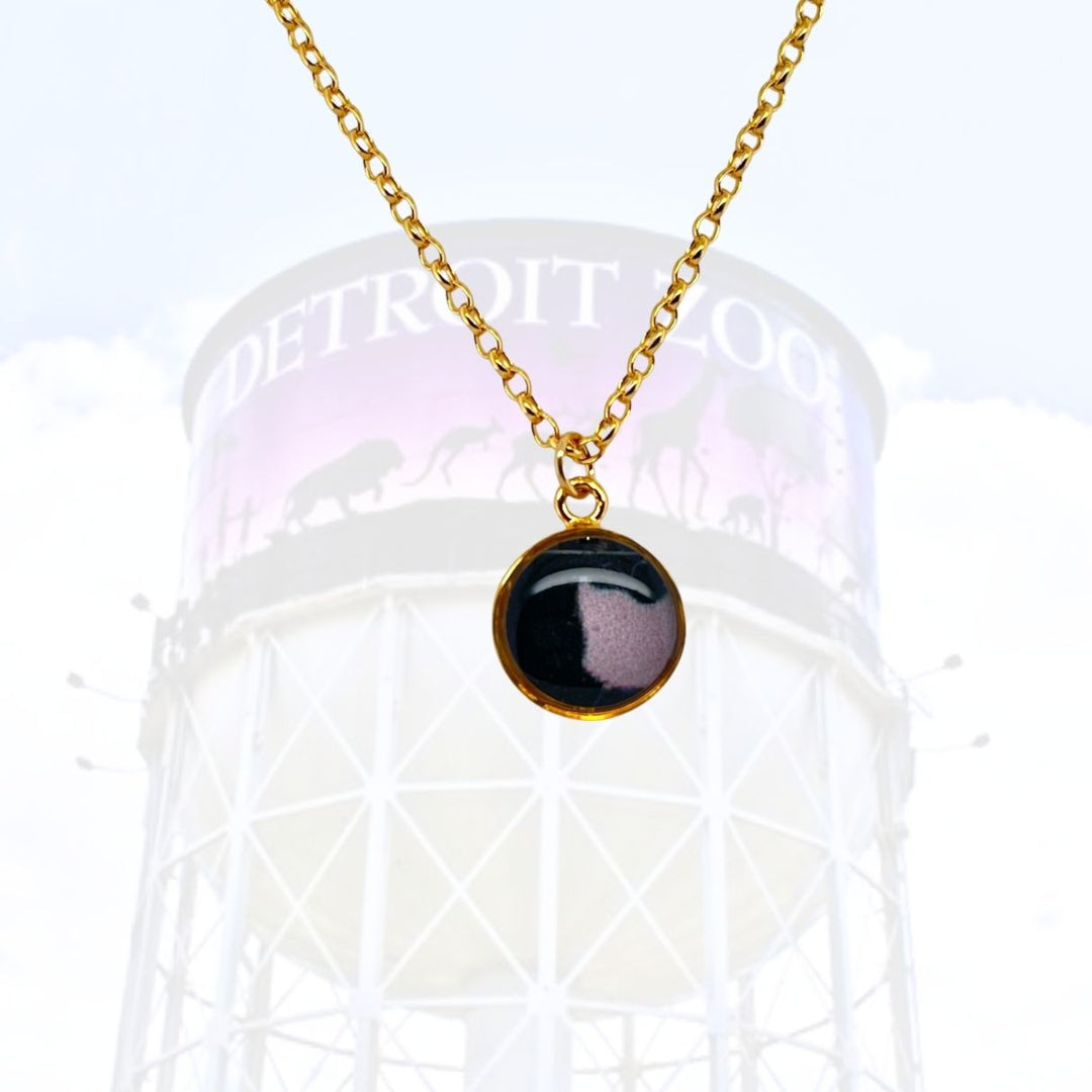 Detroit Zoo Amy Necklace | Gold