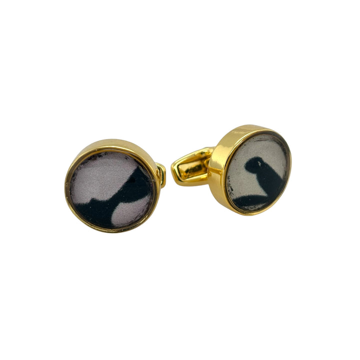 Detroit Zoo Greg Cuff Links | Gold