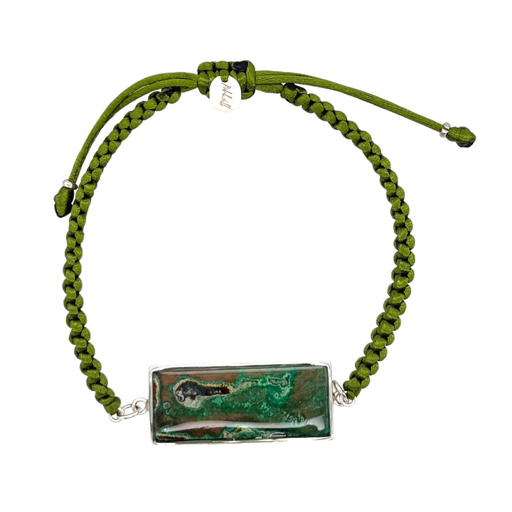 Carl Bracelet | Silver | Green