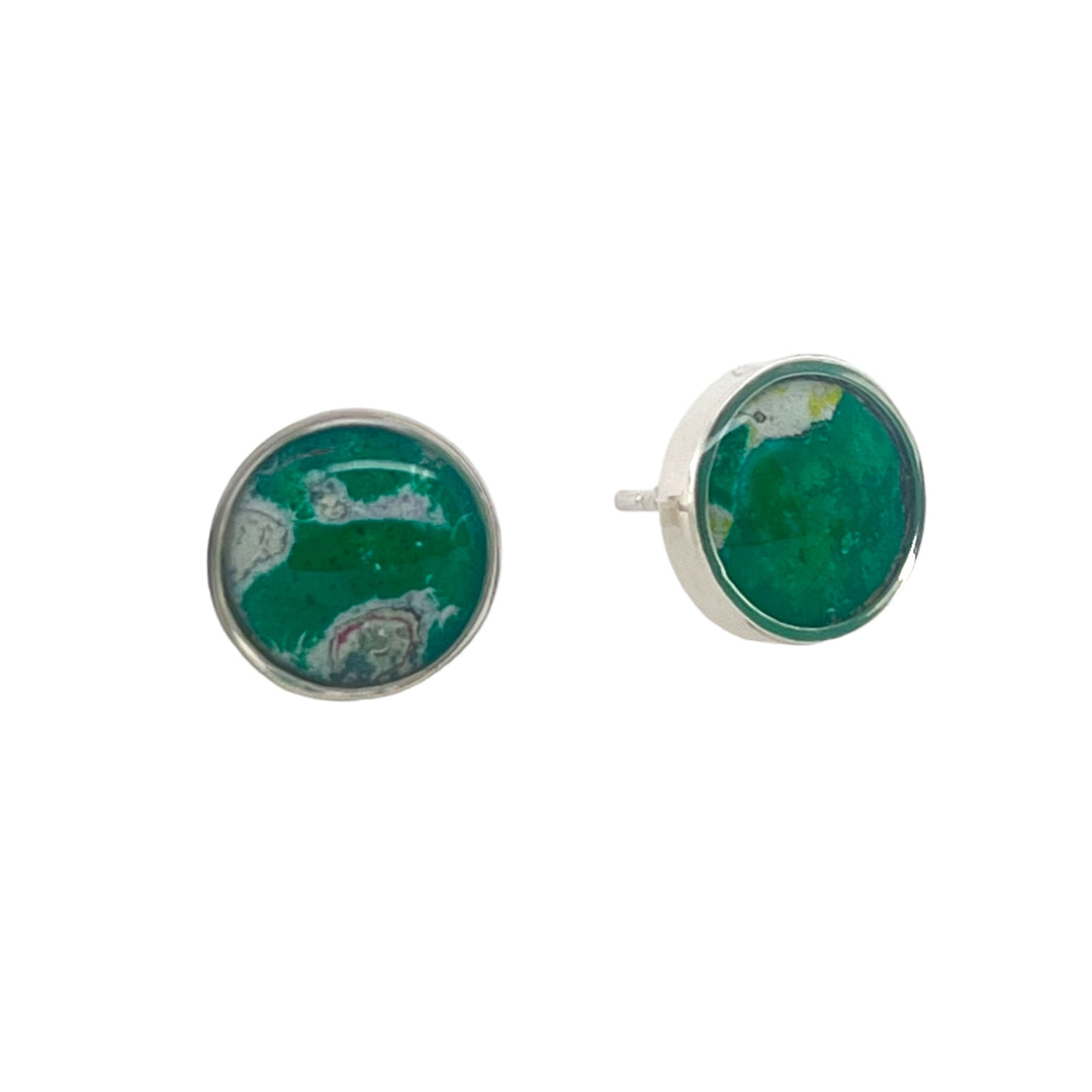 Michigan State Brittany Earrings | Silver