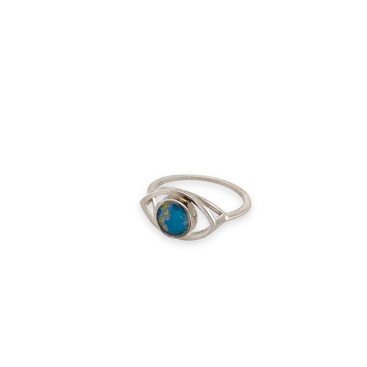 Natalie Ring | Rhodium | Size 8