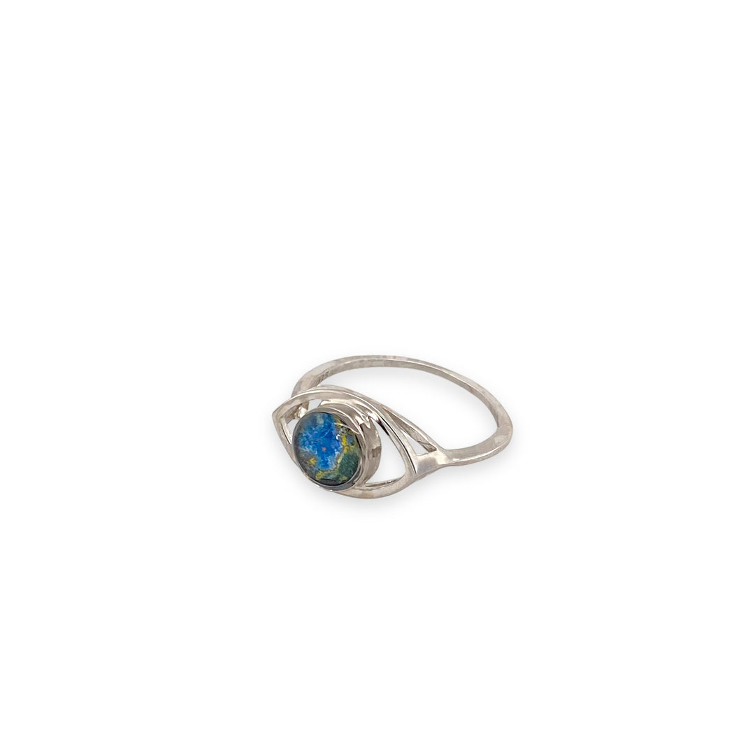 Natalie Ring | Rhodium | Size 8