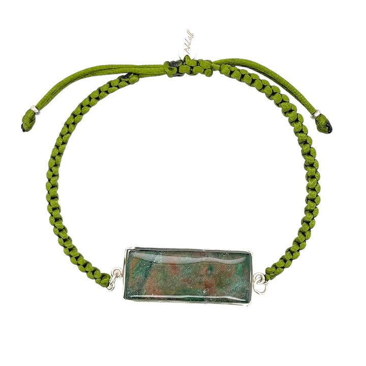 Carl Bracelet | Silver | Green