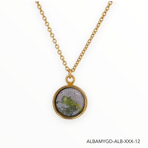 Pyramid Charms Necklace Gold Vermeil — annie costello brown