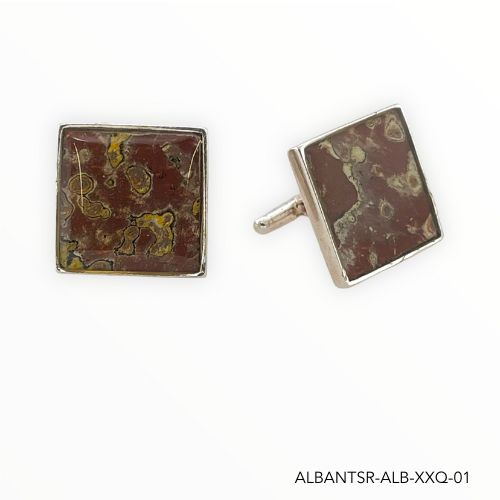 Antonio Cuff Links | Silver | Square