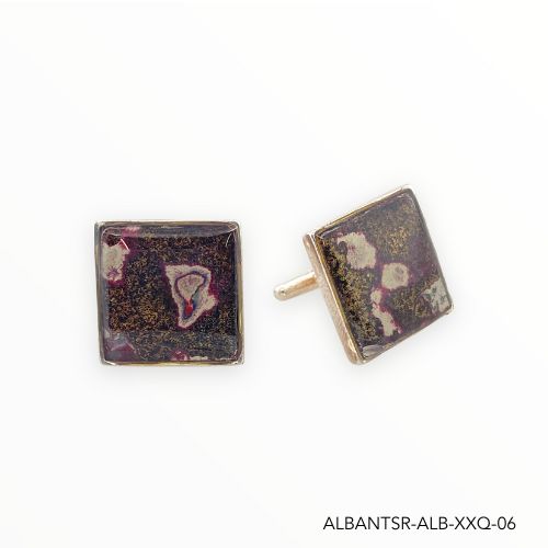 Antonio Cuff Links | Silver | Square