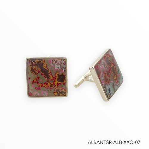 Antonio Cuff Links | Silver | Square