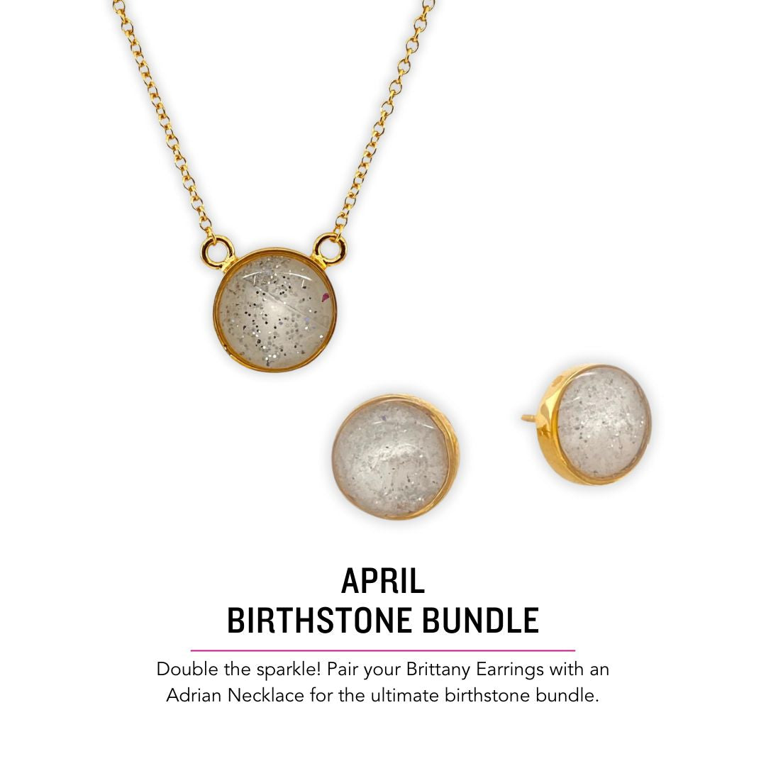 Adrian Necklace | Gold | April