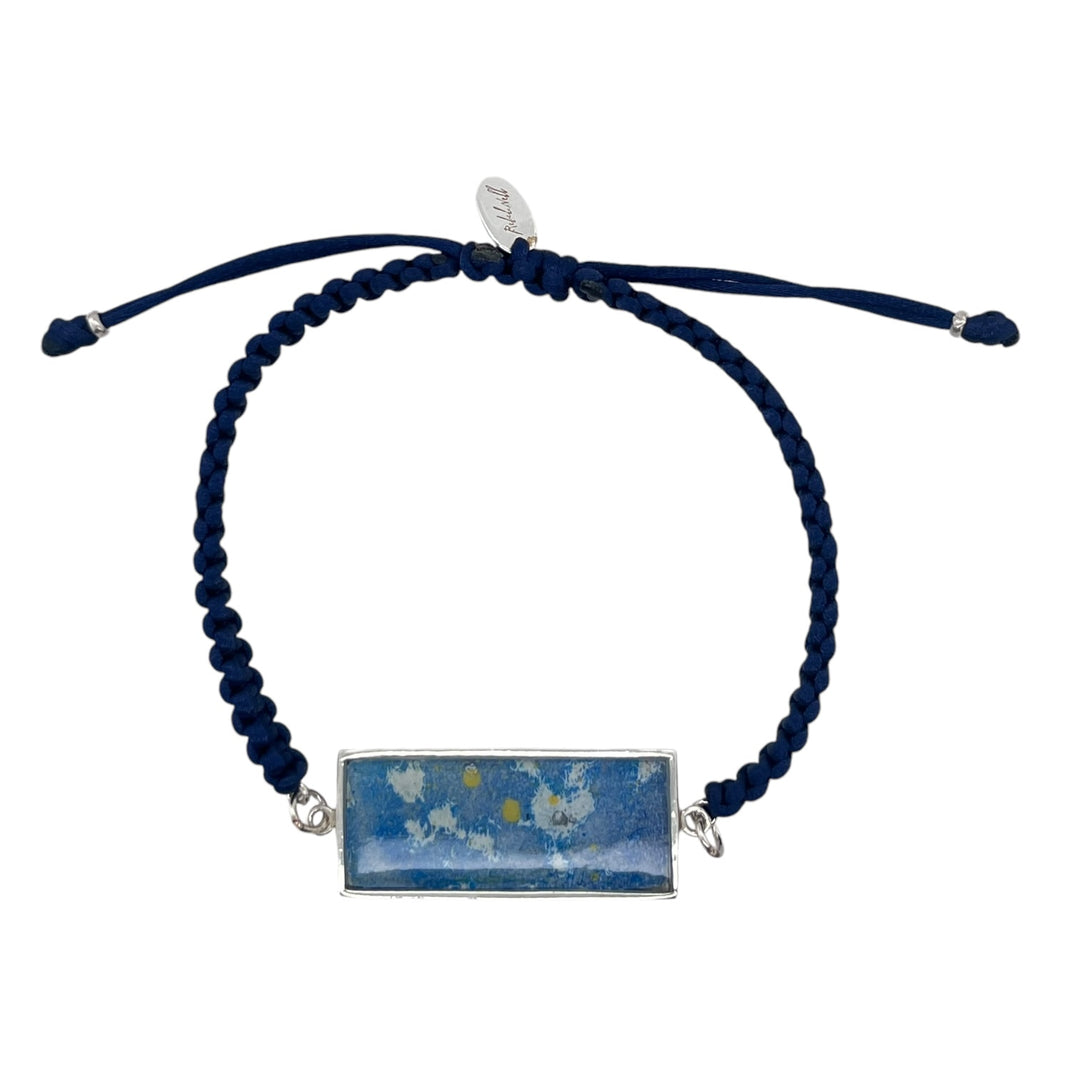 Carl Bracelet | Silver | Navy