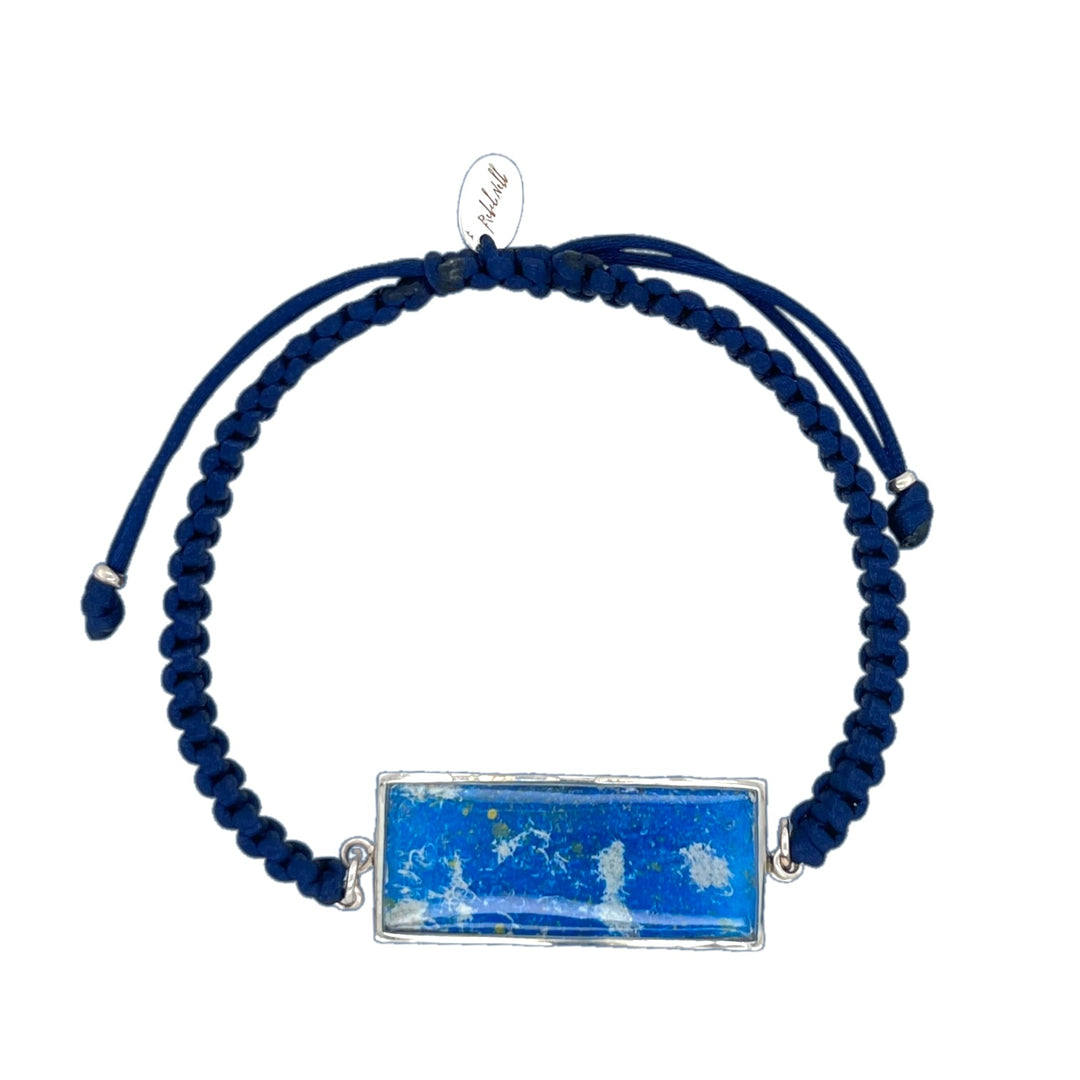 Carl Bracelet | Silver | Navy