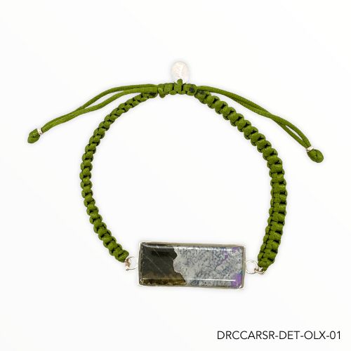 Carl Bracelet | Silver | Olive