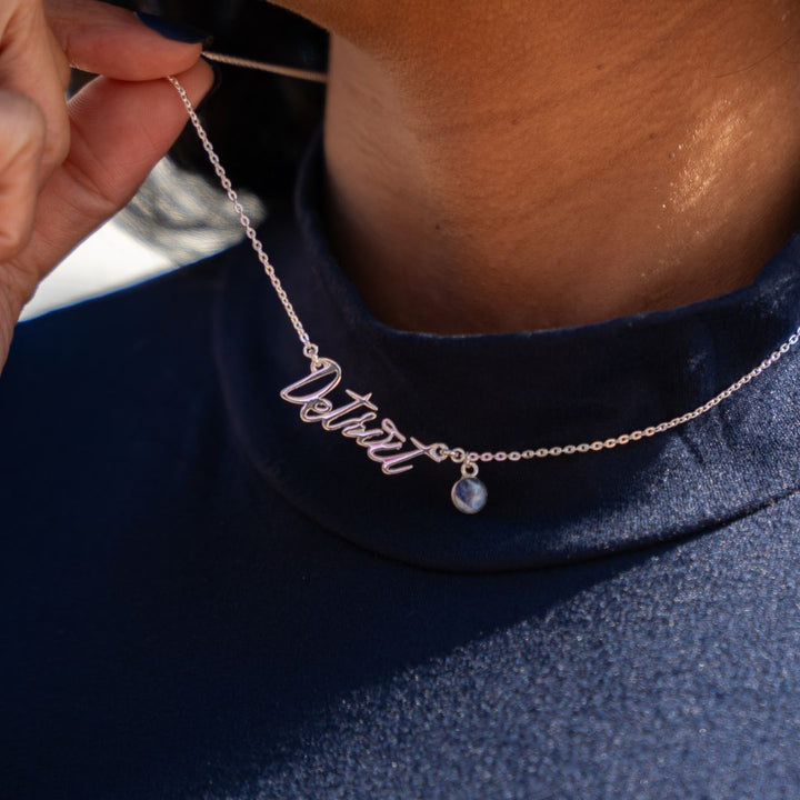 Detroit Necklace Lions Edition | Silver