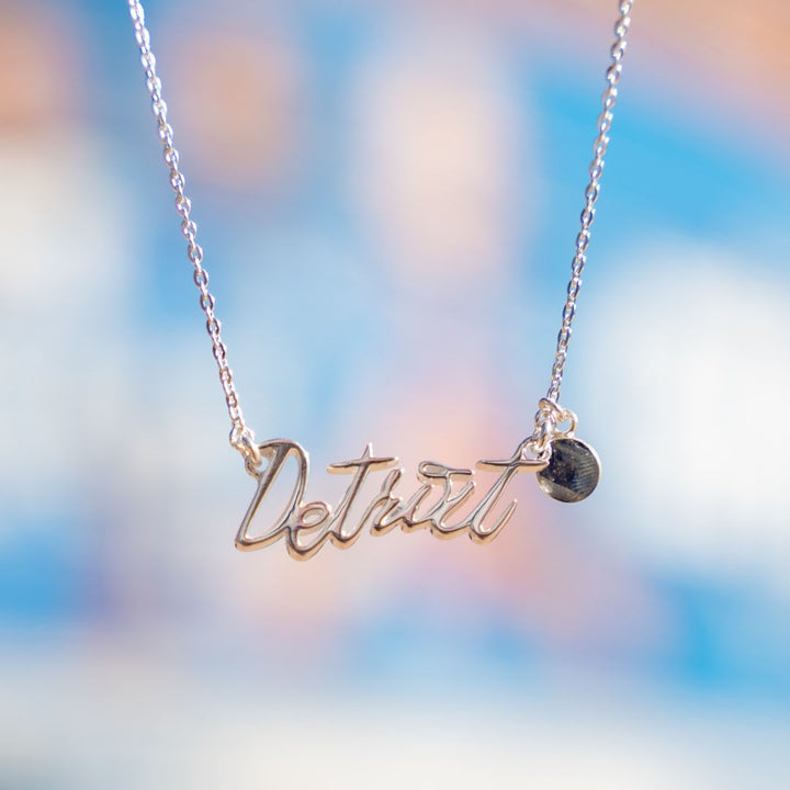 Detroit Necklace Lions Edition | Silver