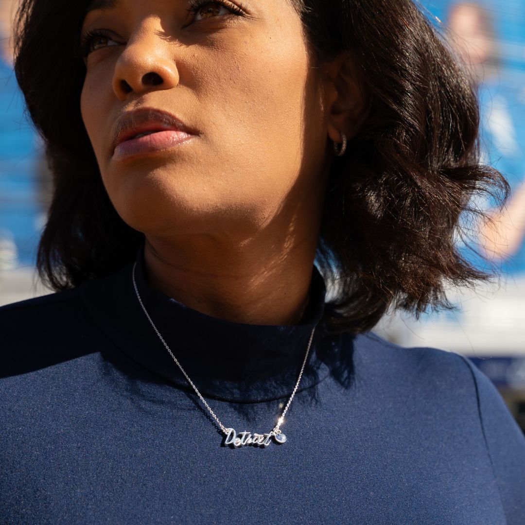 Detroit Necklace Lions Edition | Silver