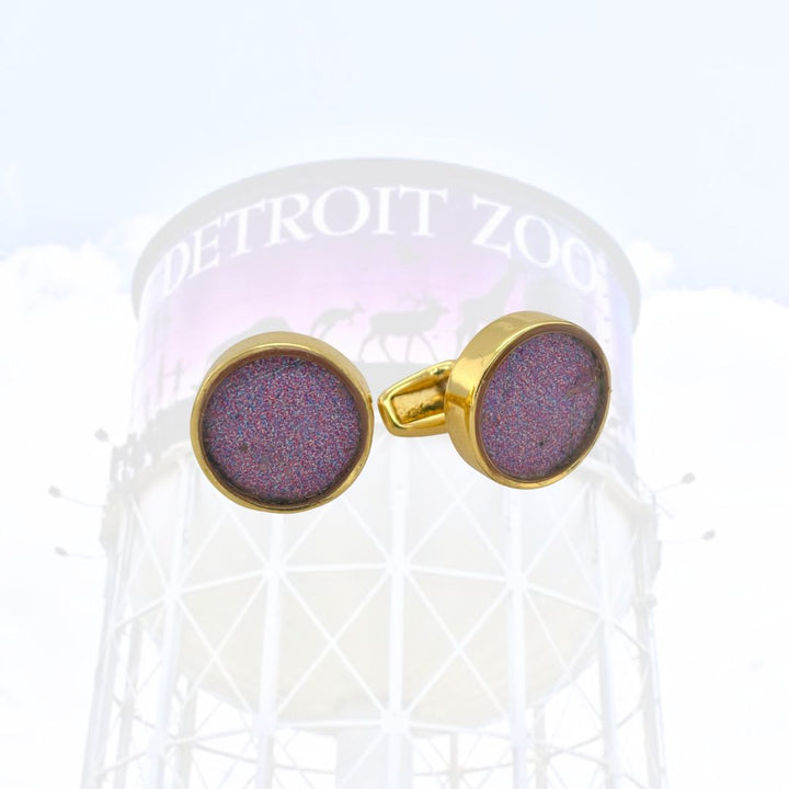 Detroit Zoo Greg Cuff Links | Gold