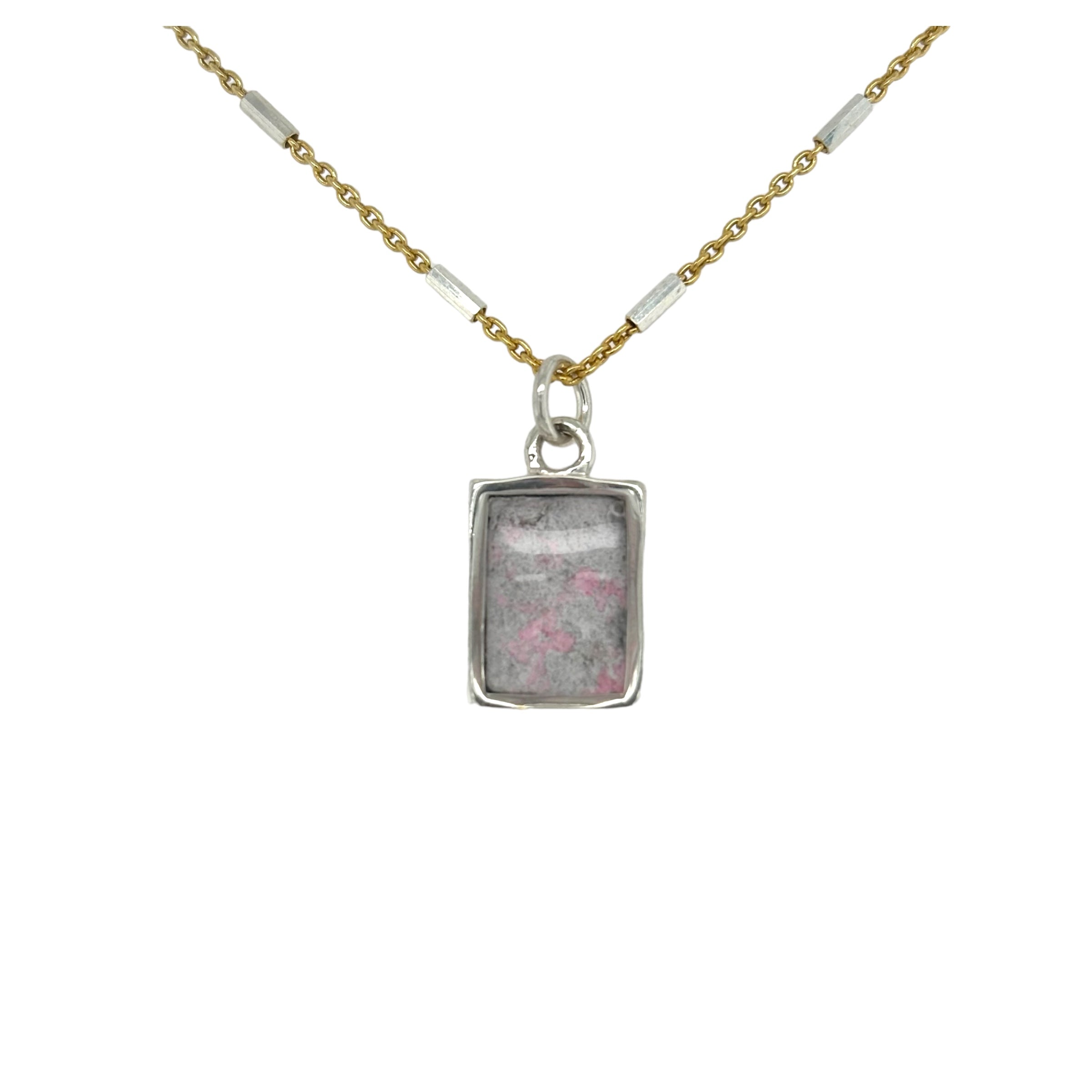 Mixed Metal Tourmaline Drop Necklace outlet Necklace