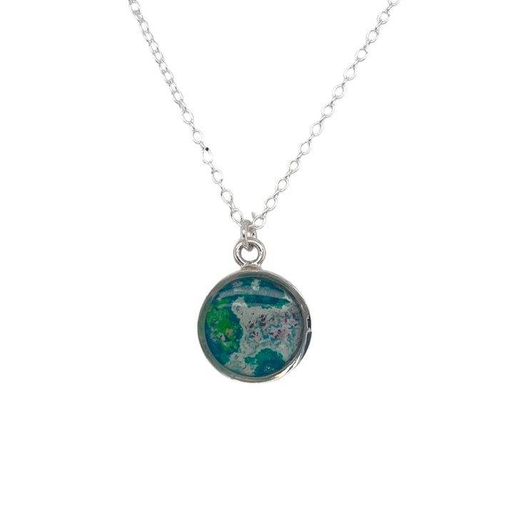 Michigan State Amy Necklace | Silver