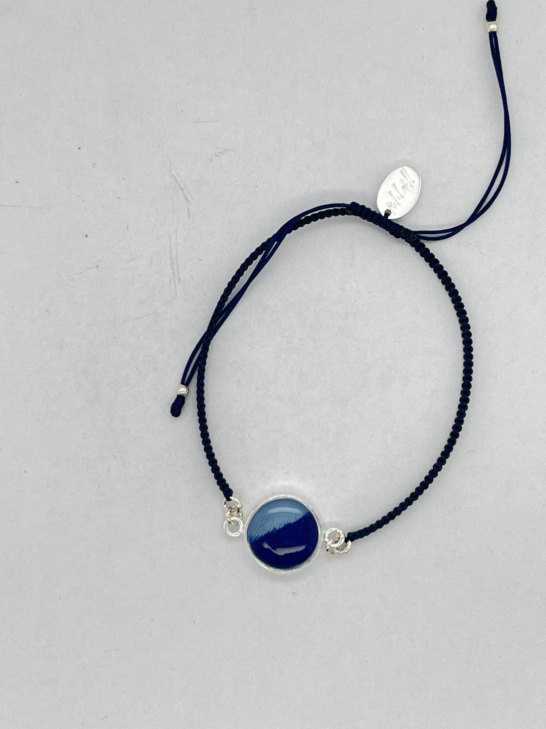 Taylor Bracelet | Silver | Navy