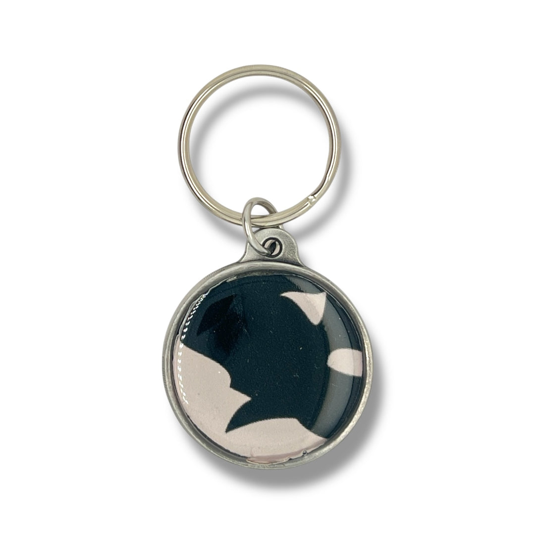 Detroit Zoo Keychain | Pewter