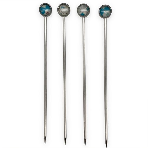 Drink Picks | Stainless Steel | Set of 4