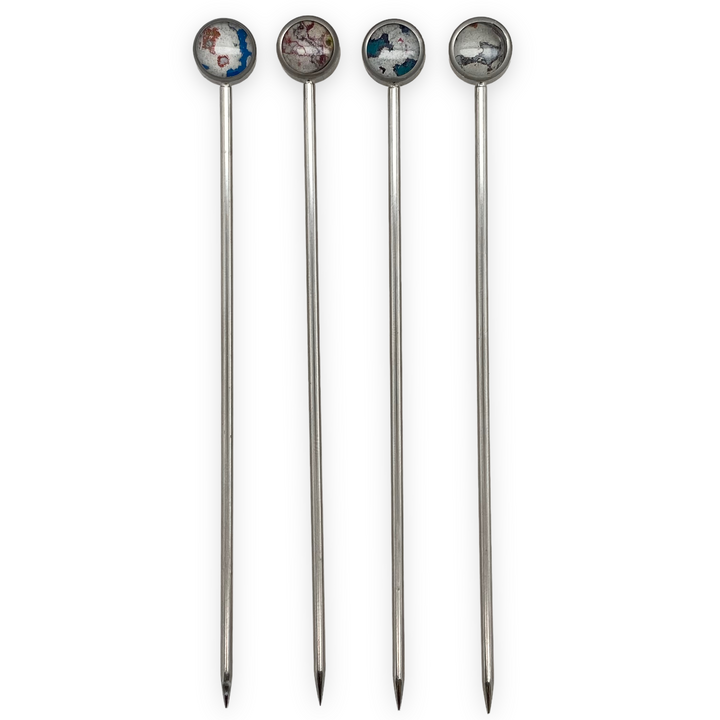 Drink Picks | Stainless Steel | Set of 4