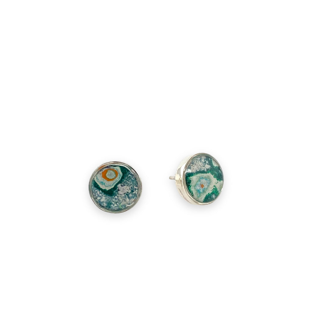 Michigan State Brittany Earrings | Silver