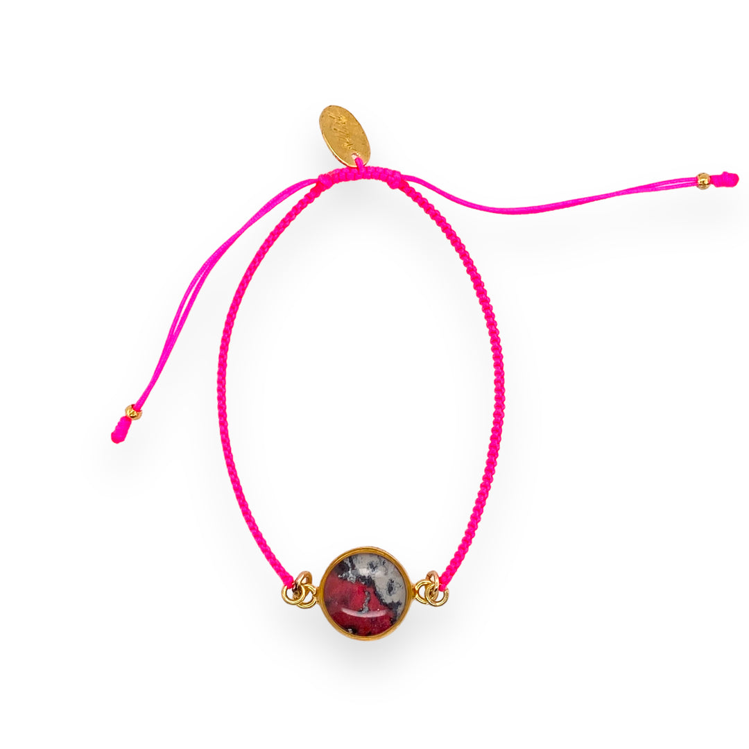 Taylor Bracelet | Gold | Hot Pink