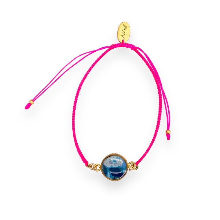 Taylor Bracelet | Gold | Hot Pink