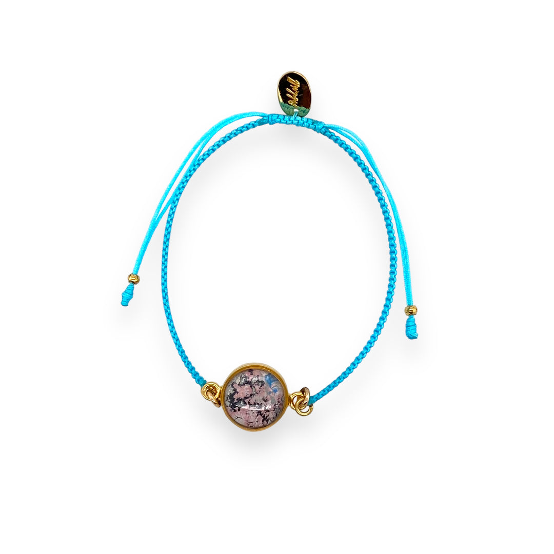 Taylor Bracelet | Gold | Aqua