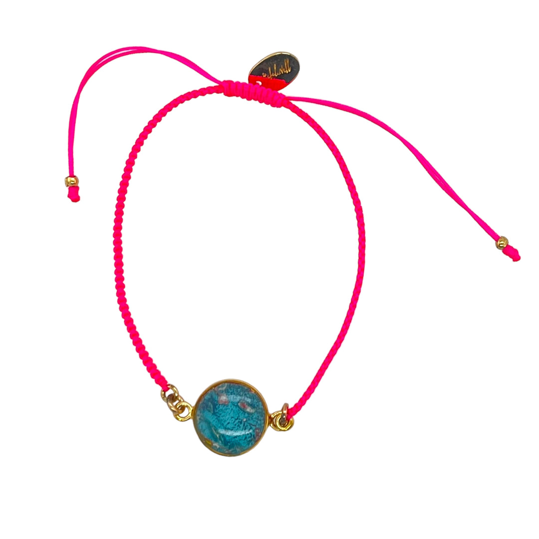 Taylor Bracelet | Gold | Hot Pink