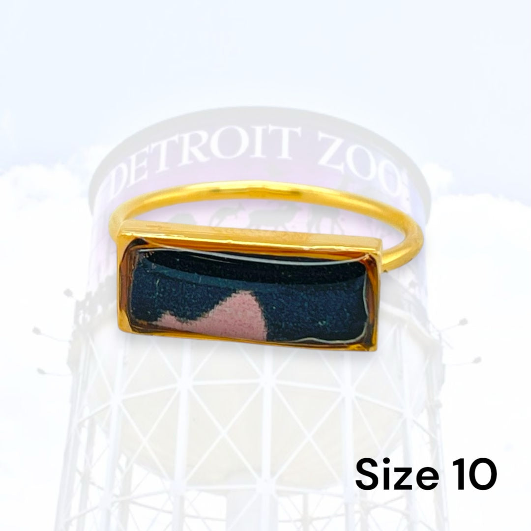 Detroit Zoo Lauren Ring | Gold Size 10