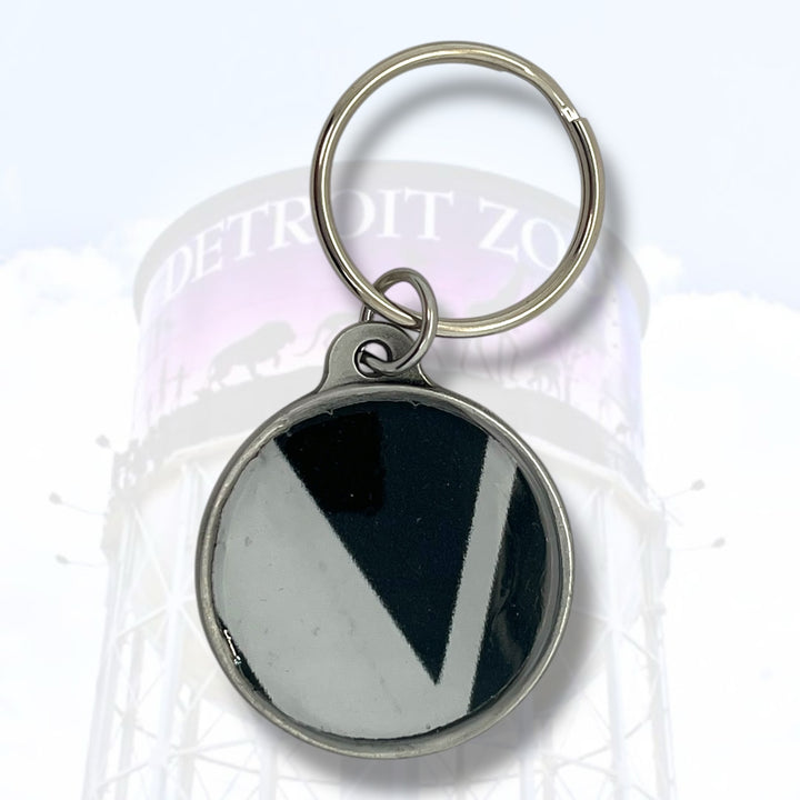 Detroit Zoo Keychain | Pewter