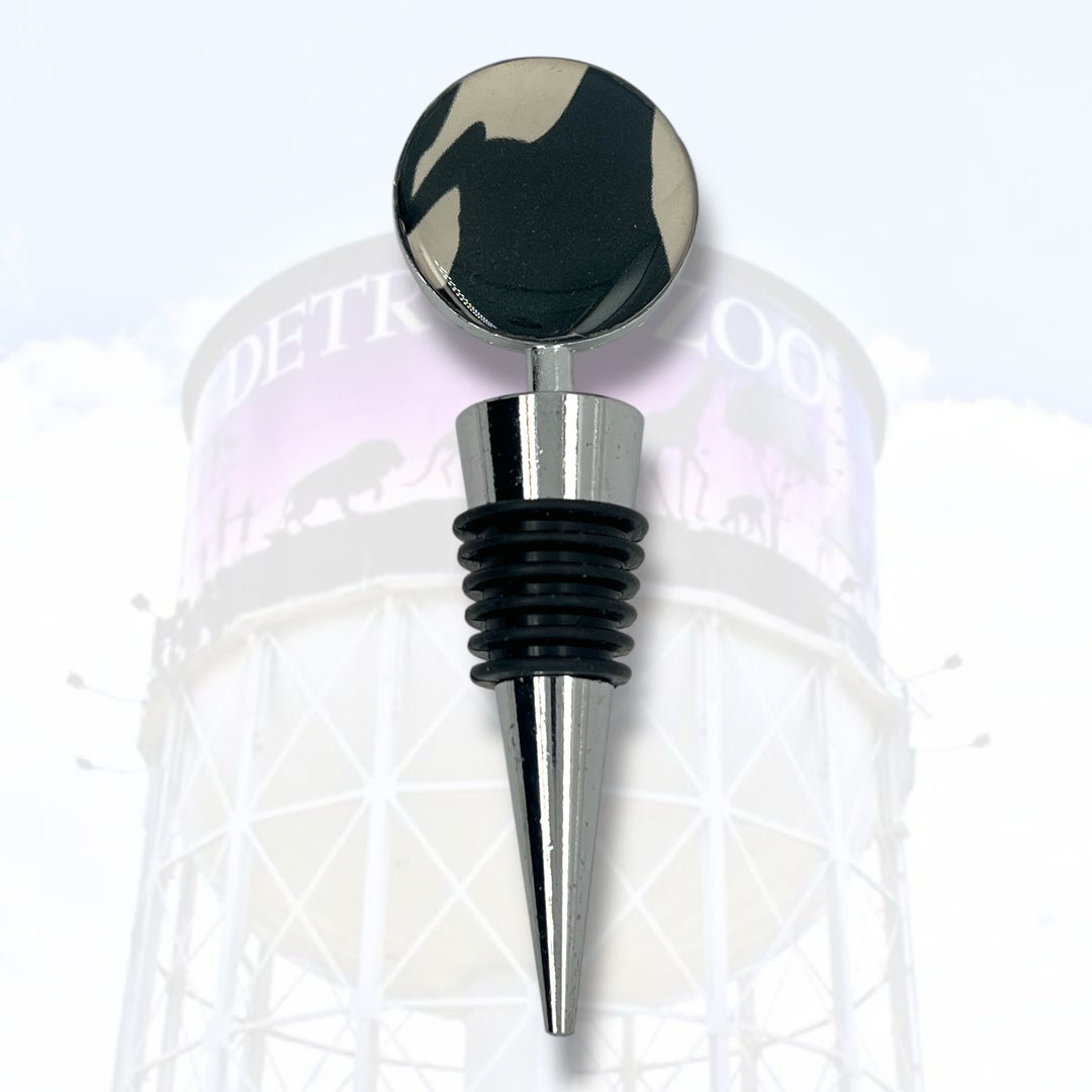 Detroit Zoo Bottle Stopper | Metal Alloy