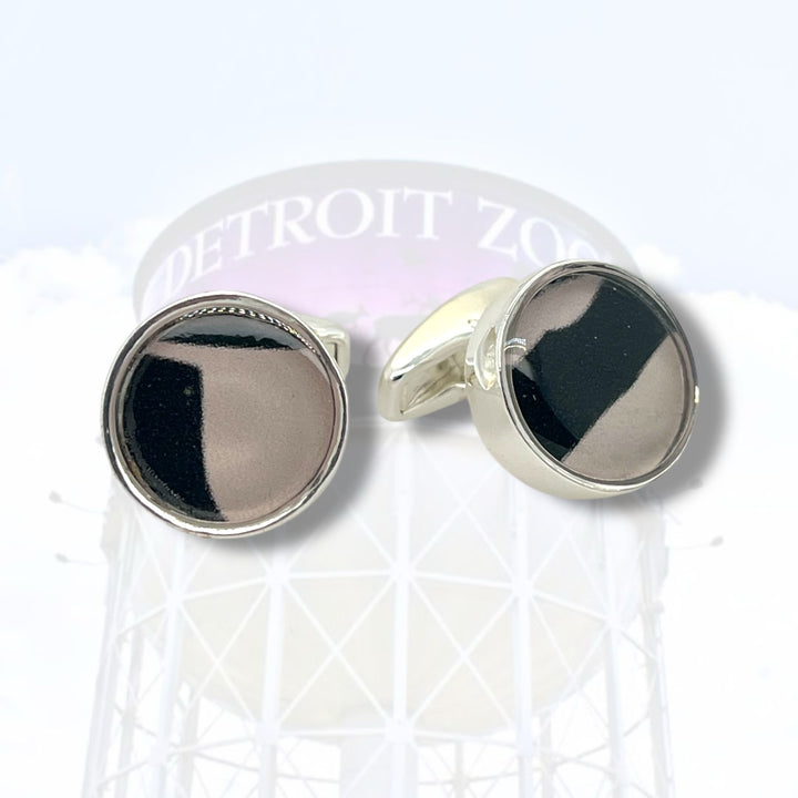 Detroit Zoo Greg Cuff Links | Silver