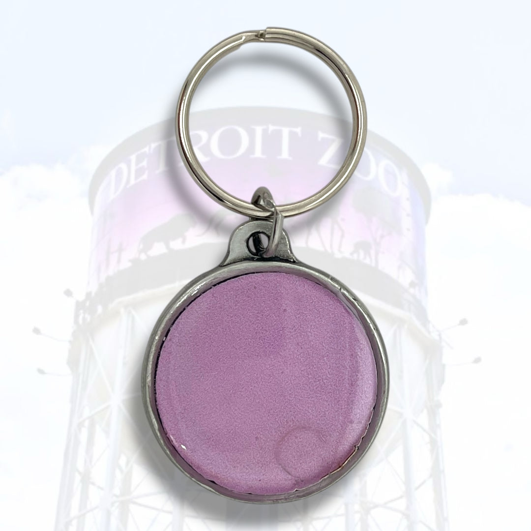 Detroit Zoo Keychain | Pewter