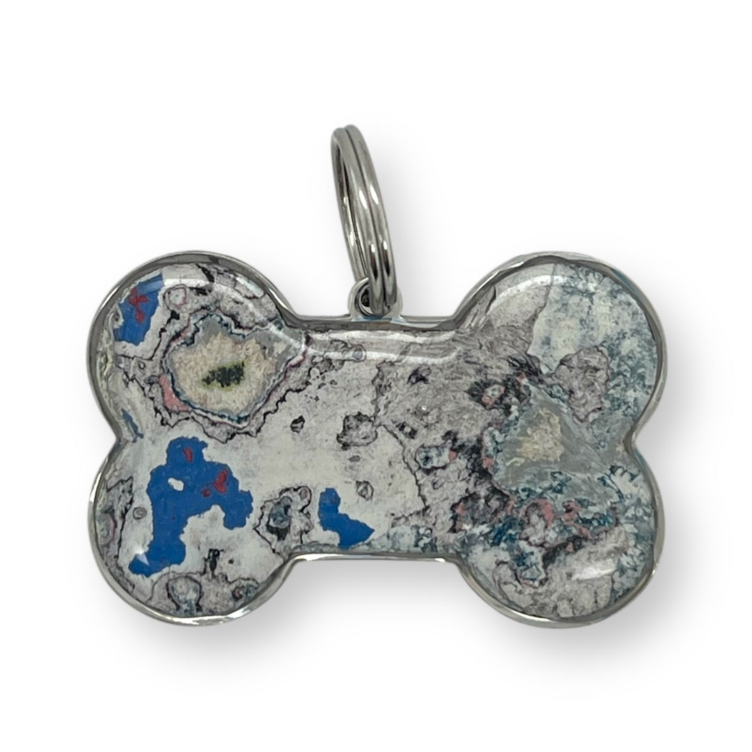 Pet Tag | Stainless Steel | Bone