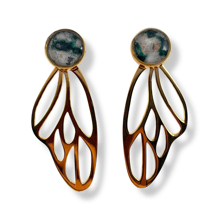 Callie Butterfly Earrings | Gold