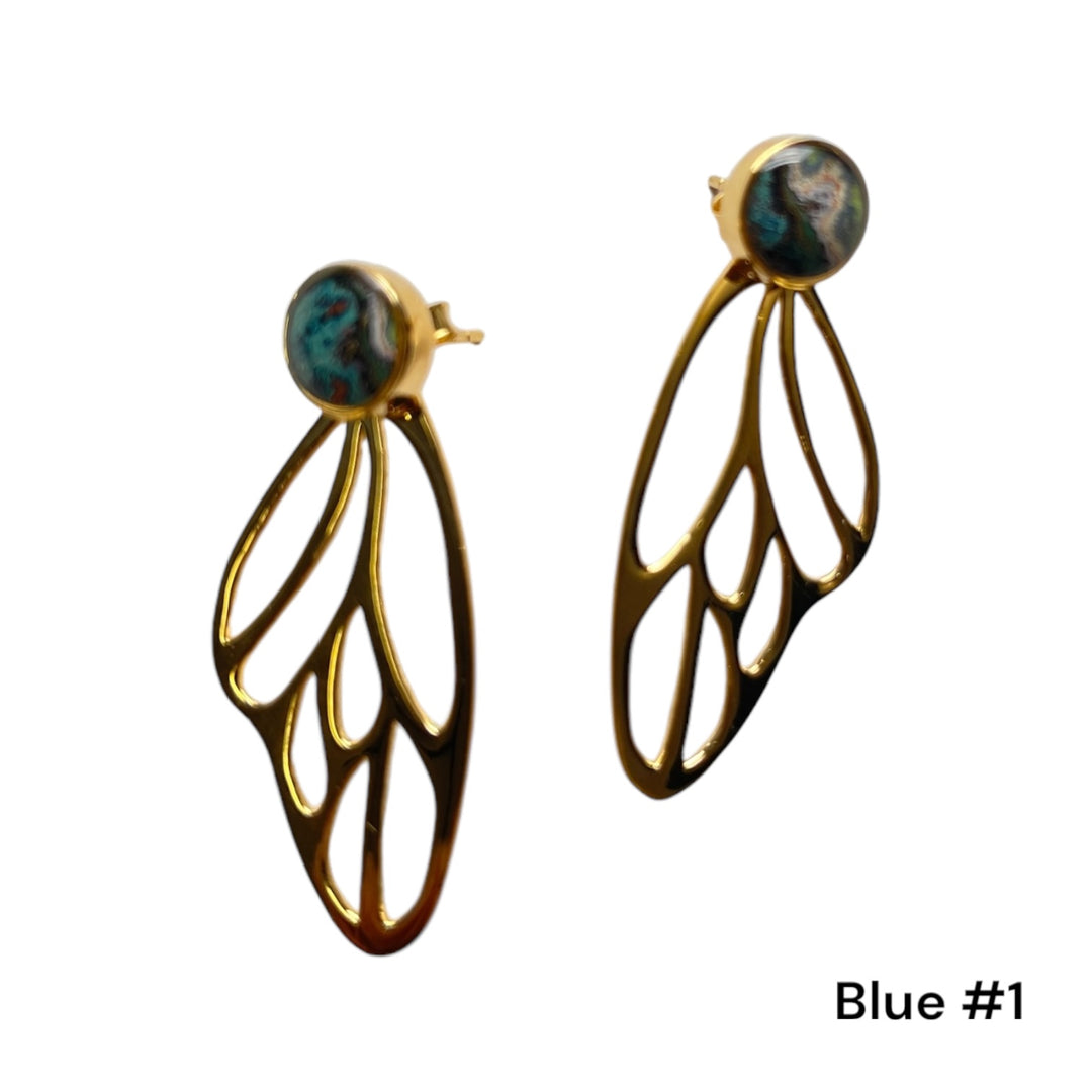 Callie Butterfly Earrings | Gold