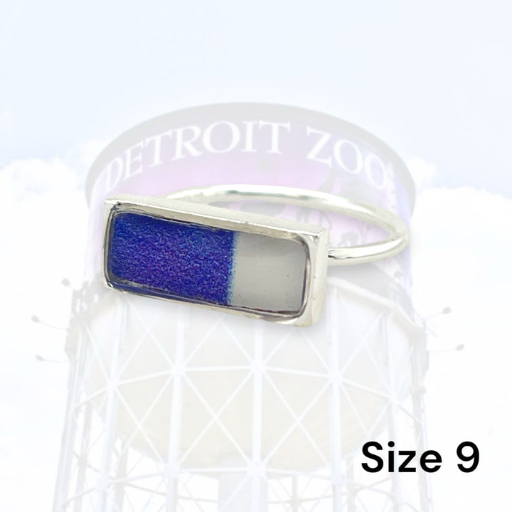 Detroit Zoo Lauren Ring | Silver Size 9