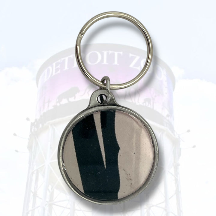 Detroit Zoo Keychain | Pewter