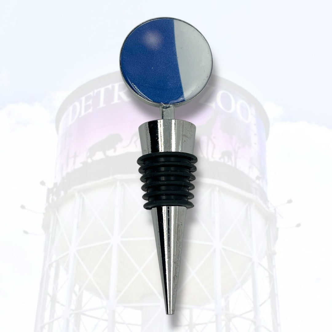 Detroit Zoo Bottle Stopper | Metal Alloy