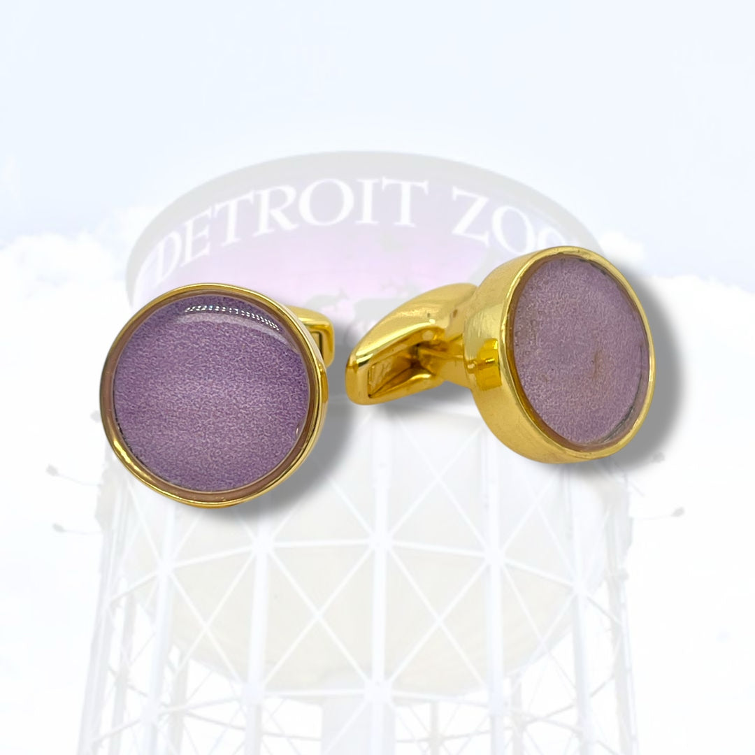 Detroit Zoo Greg Cuff Links | Gold