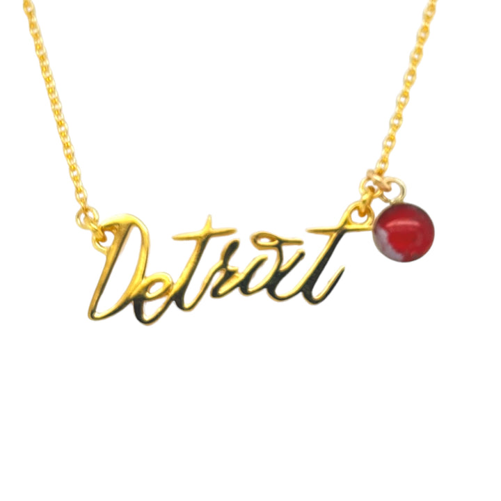 Detroit Necklace Pistons Edition | Gold