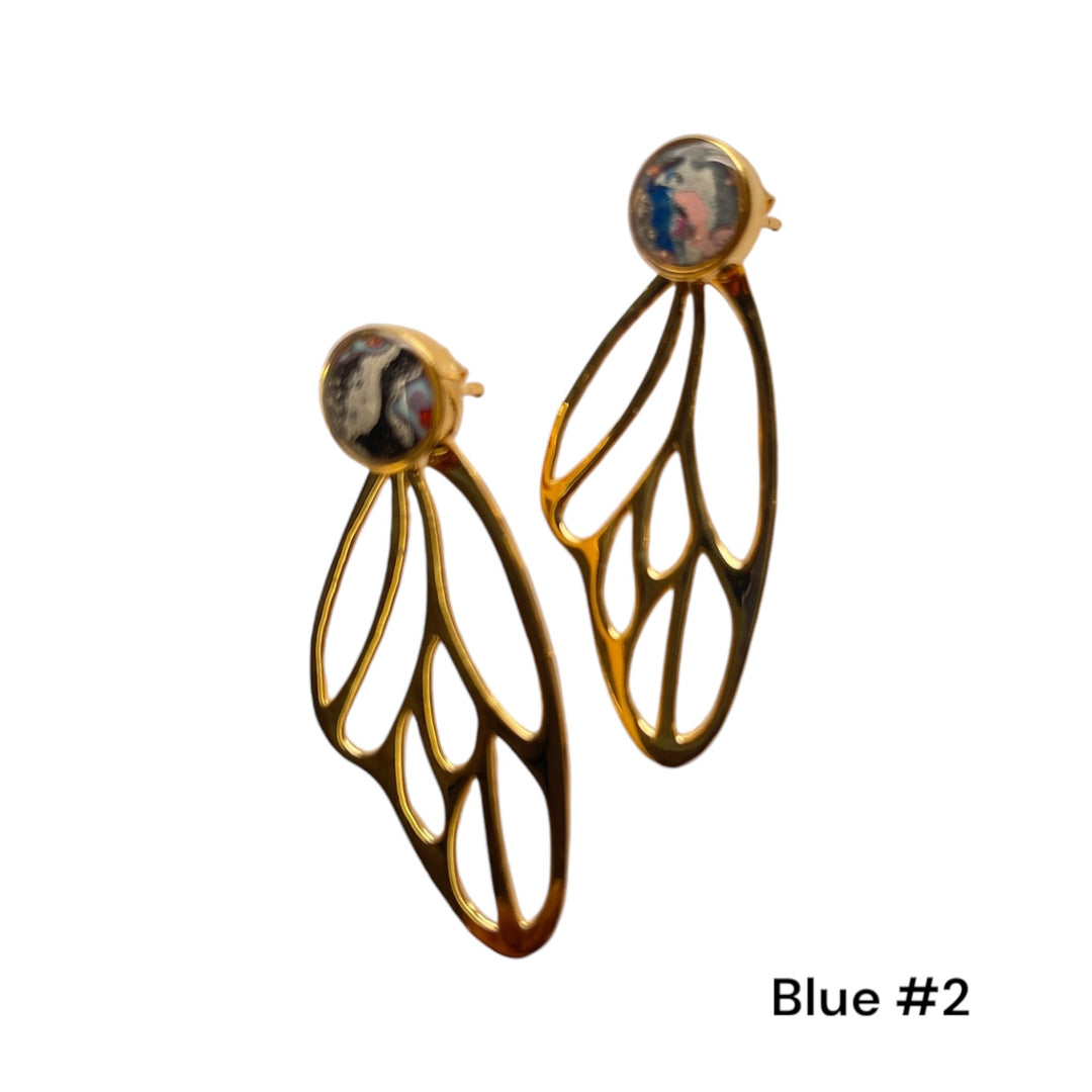 Callie Butterfly Earrings | Gold