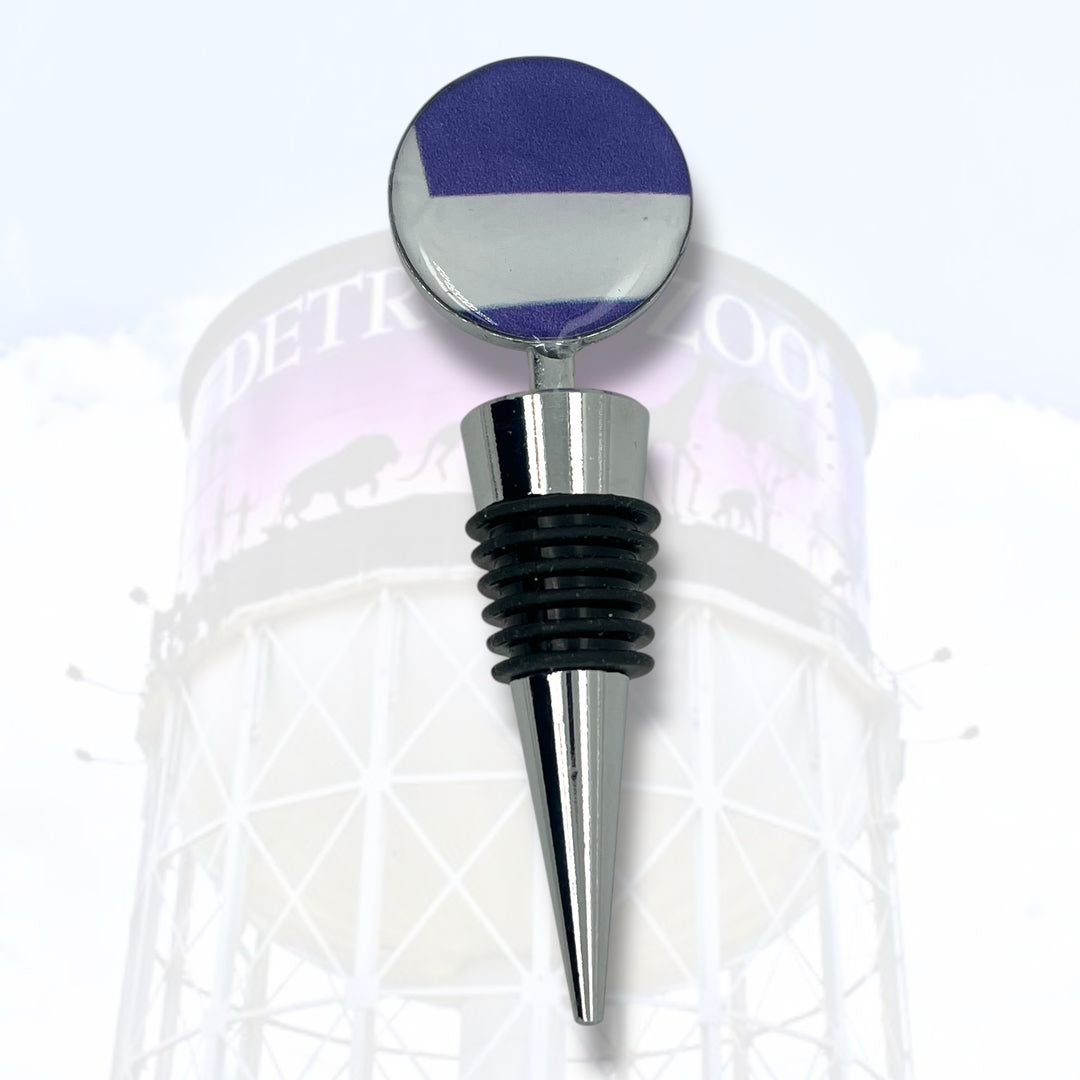 Detroit Zoo Bottle Stopper | Metal Alloy